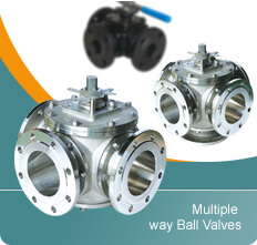 3-Way Ball Valve, 4-Way ball Valves