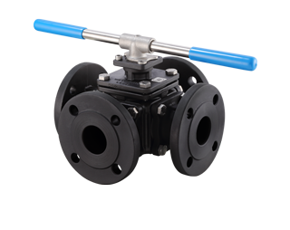 4-Way Trunnion Mounted Flanged Ball Valve