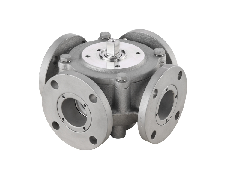 5-Way 7-Holes Trunnion Mounted Flanged Ball Valve