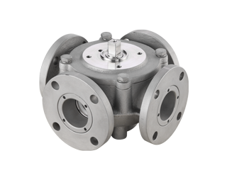 5-Way 7-Holes Trunnion Mounted Flanged Ball Valve