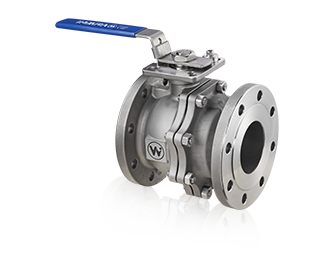 2-PC Metal Seated Flanged Ball Valve